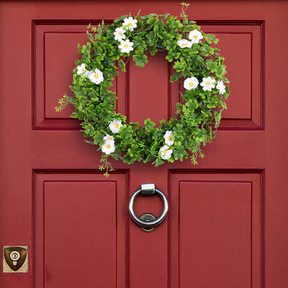 Artificial Four-leaf Clover Wreath Home Decor - image 3