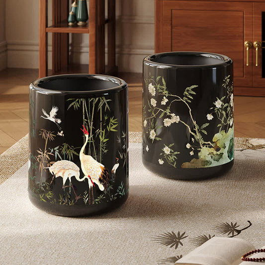 Pastoral Large Capacity Durable Trash Can - image 0