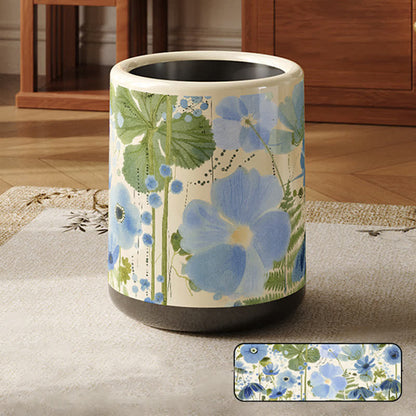 Floral Large Capacity Decorative Trash Bin - A - Standard - 9"W x 9"L x 12"H - image 1