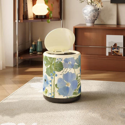 Floral Large Capacity Decorative Trash Bin - image 5