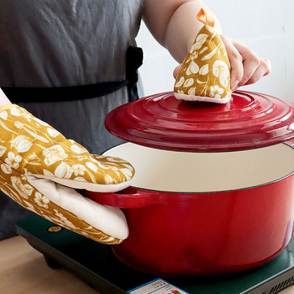 Pastoral Style High Heat Resistant Oven Mitt  - image 7