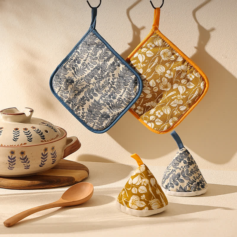 Pastoral Style High Heat Resistant Oven Mitt  - image 1