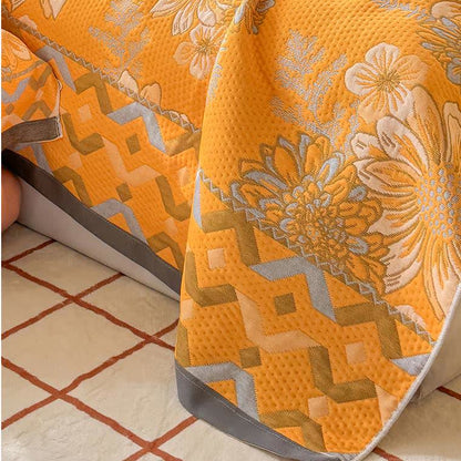 Elegant Flower Lightweight Cotton Gauze Quilt - image 10