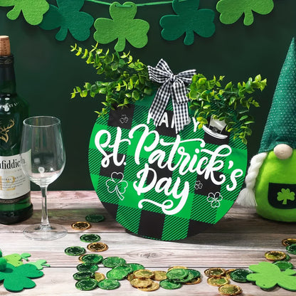 St. Patrick's Day Creative Green Leaf Door Hanging Decor - image 4