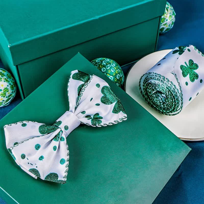 St. Patrick's Day Shamrock Decorative Ribbon - image 4
