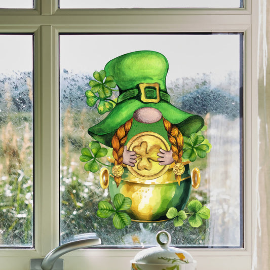 St. Patrick's Day Decorative Window Cling Wall Sticker - image 0