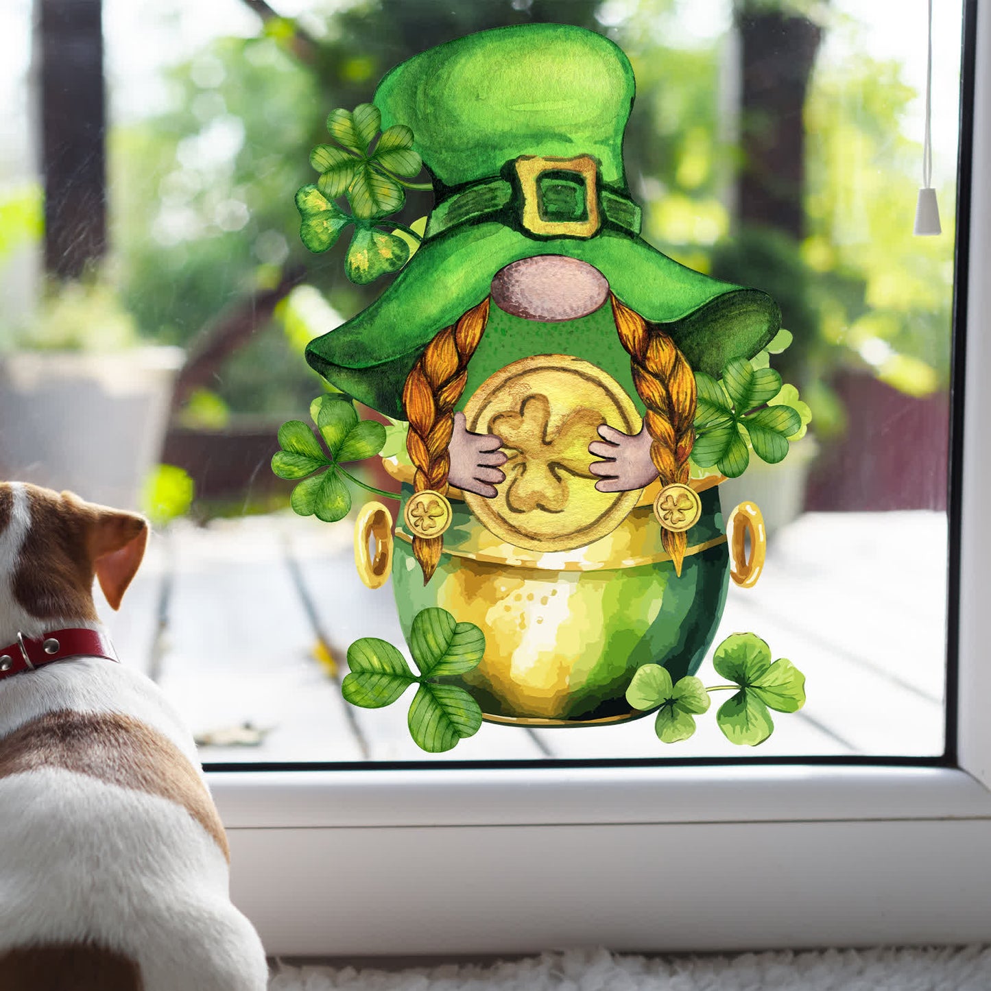 St. Patrick's Day Decorative Window Cling Wall Sticker - image 1