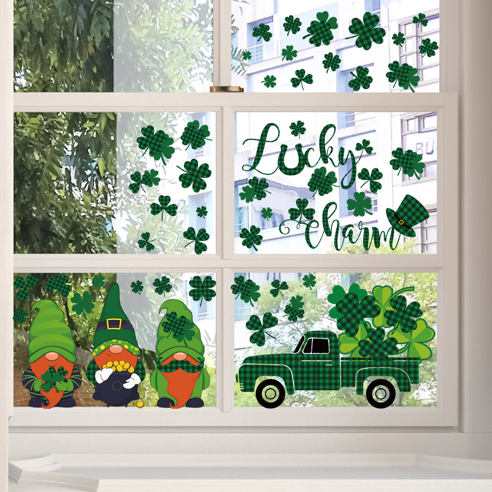 St. Patrick's Day Wall Sticker Window Cling  - image 1