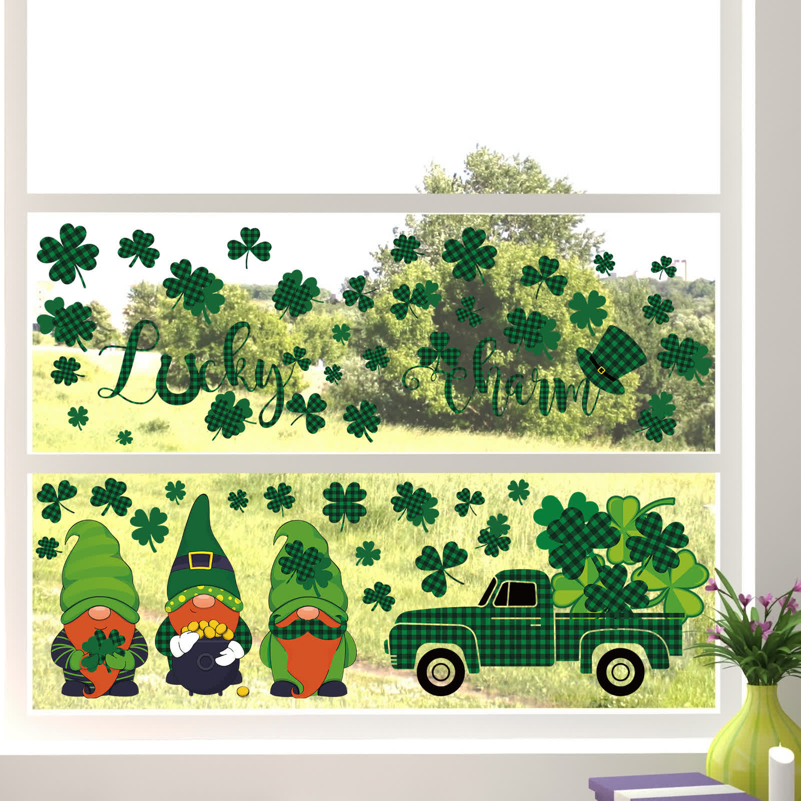 St. Patrick's Day Wall Sticker Window Cling  - image 2
