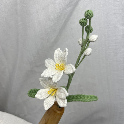 Handmade Knitted Crochet Montbretia Flower Bouquet - image 5