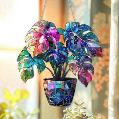 Plant Acrylic Decorative Window Hanging - image 4