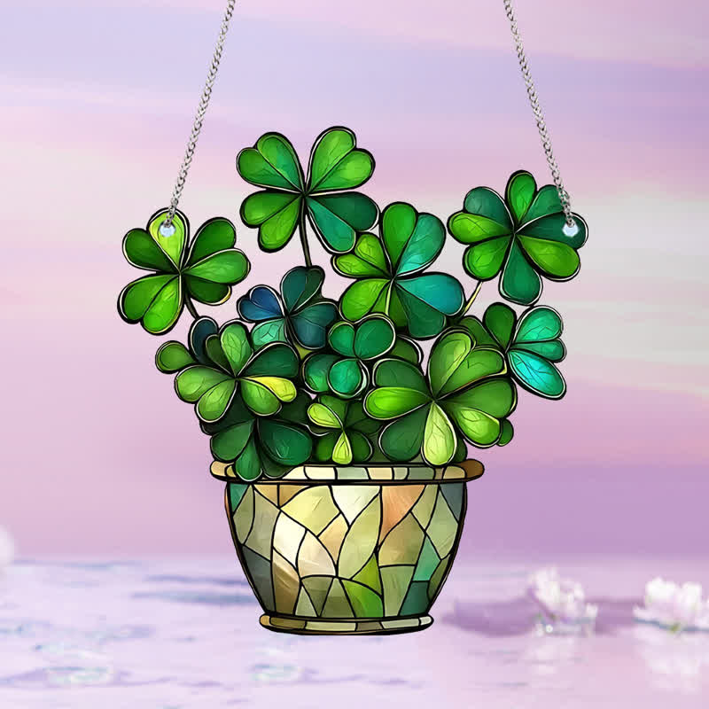 Lucky Clover Acrylic Hanging Decoration - image 2