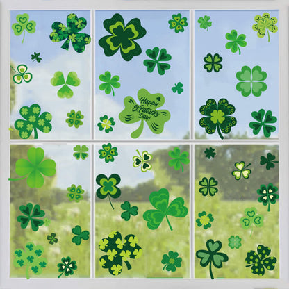 St. Patrick's Day Removable Static Window Cling - image 1