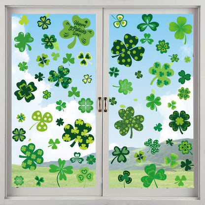 St. Patrick's Day Removable Static Window Cling - image 0