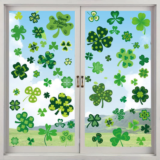 St. Patrick's Day Removable Static Window Cling - image 0