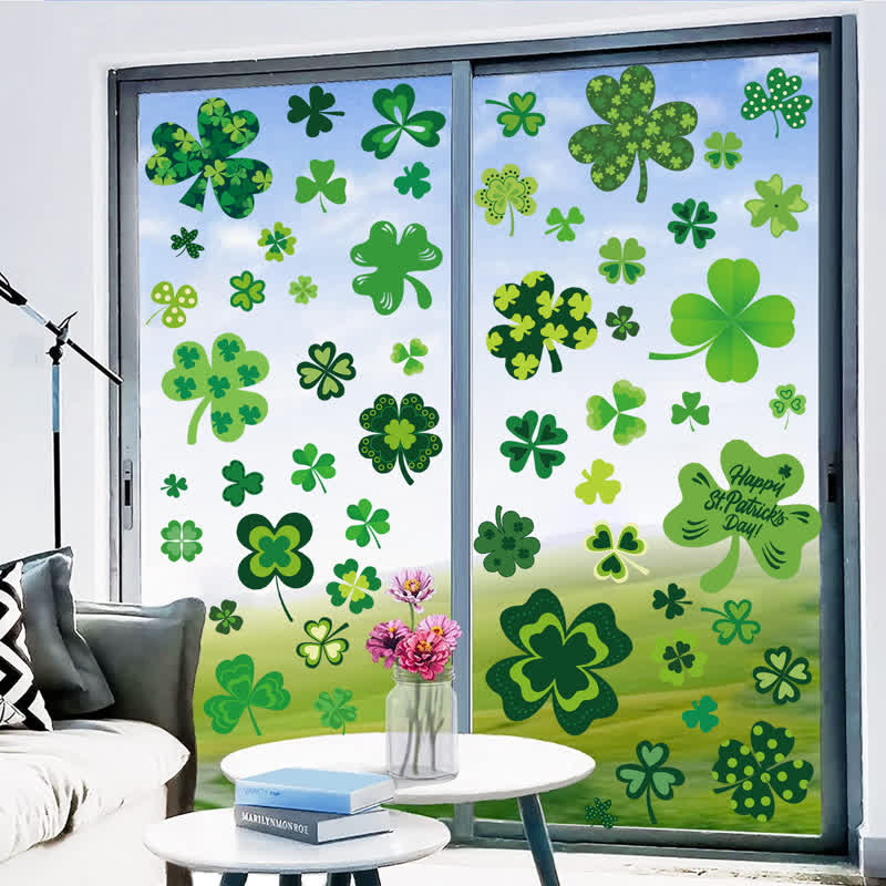 St. Patrick's Day Removable Static Window Cling - image 3
