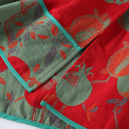 Jacquard Pomegranate Cotton Gauze Nightwear Set - image 3