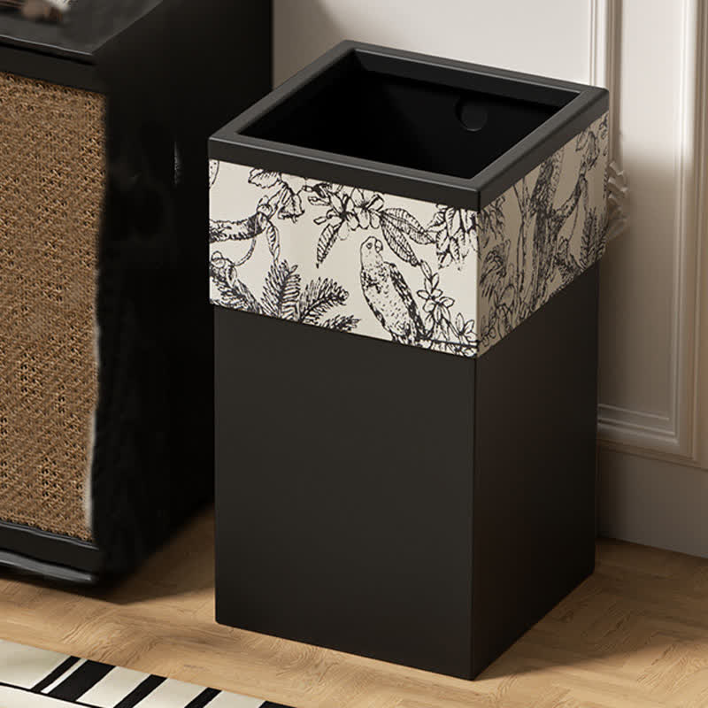 Rural Rectangular Large Capacity Trash Can - 10"W x 10"L x 17"H - image 3