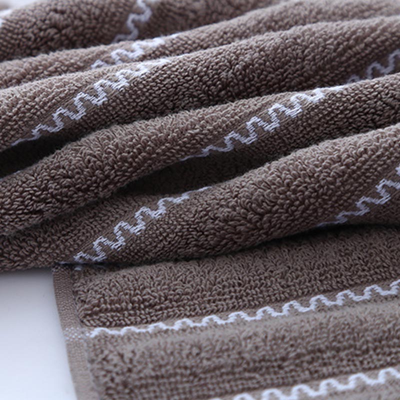 Ownkoti Striped Bath Towel Bathroom Towel Set - image 9
