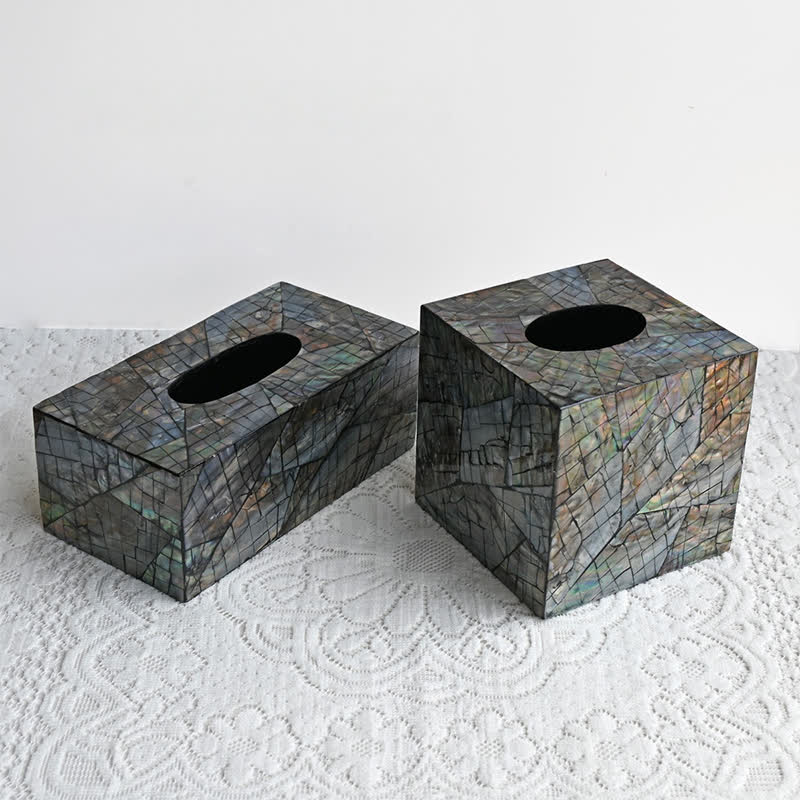 Creative Square Shell Tissue Box Storage Box - image 5