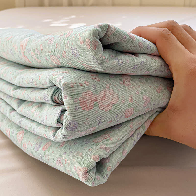 Cotton Gauze Refresh Floral Fitted Sheet - image 3