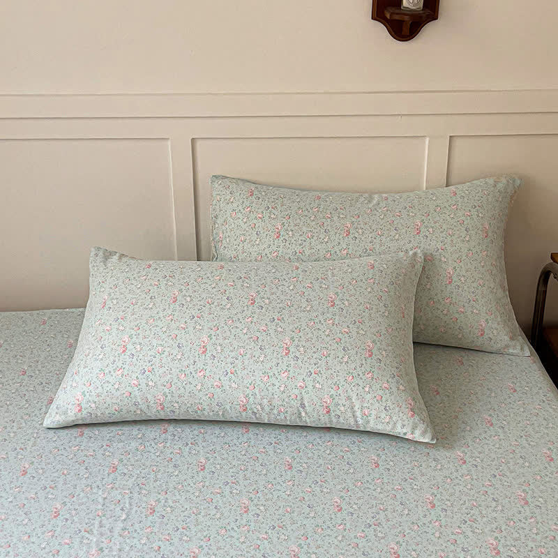 Cotton Gauze Refresh Floral Fitted Sheet - image 2