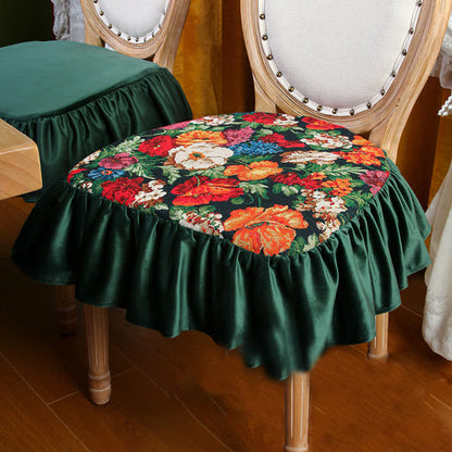 Vintage Floral Square Removable Floor Cushion - image 2