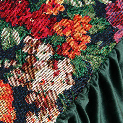 Vintage Floral Square Removable Floor Cushion - image 4