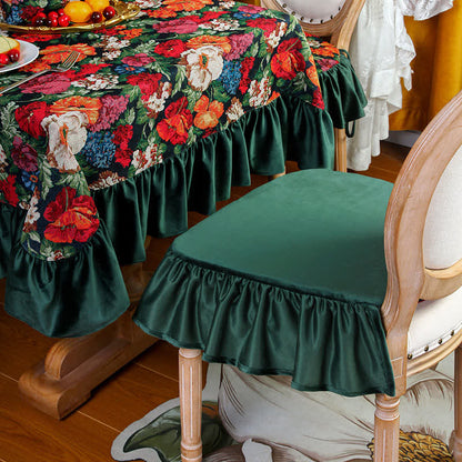 Vintage Floral Square Removable Floor Cushion - image 3