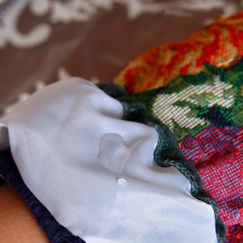 Retro Floral Waterproof Apron Set - image 8