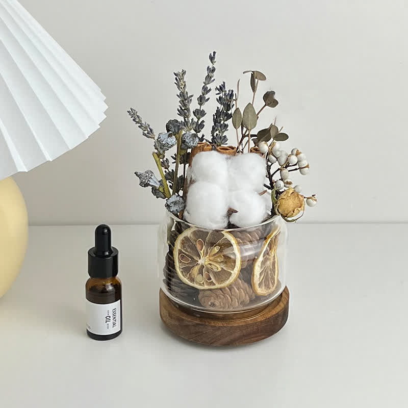 Aromatherapy Essential Oil Dried Flower Fragrance Ornament - E - 2PCS - 3.5" x 2.9" - image 5