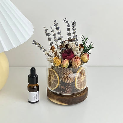 Aromatherapy Essential Oil Dried Flower Fragrance Ornament - C - 2PCS - 3.5" x 2.9" - image 3