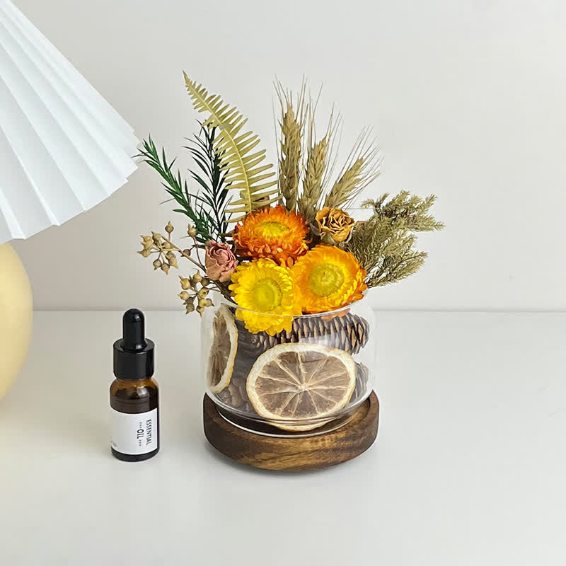 Aromatherapy Essential Oil Dried Flower Fragrance Ornament - B - 2PCS - 3.5" x 2.9" - image 2