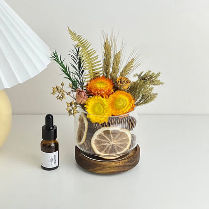 Aromatherapy Essential Oil Dried Flower Fragrance Ornament - B - 2PCS - 3.5" x 2.9" - image 2