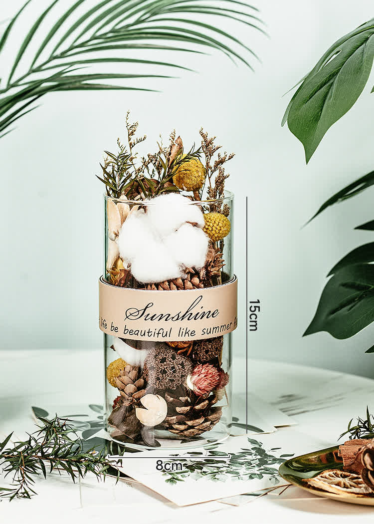 Dried Flower Essential Oil Fragrance Home Ornament - B-3.1" x 5.9" - 2PCS - image 8