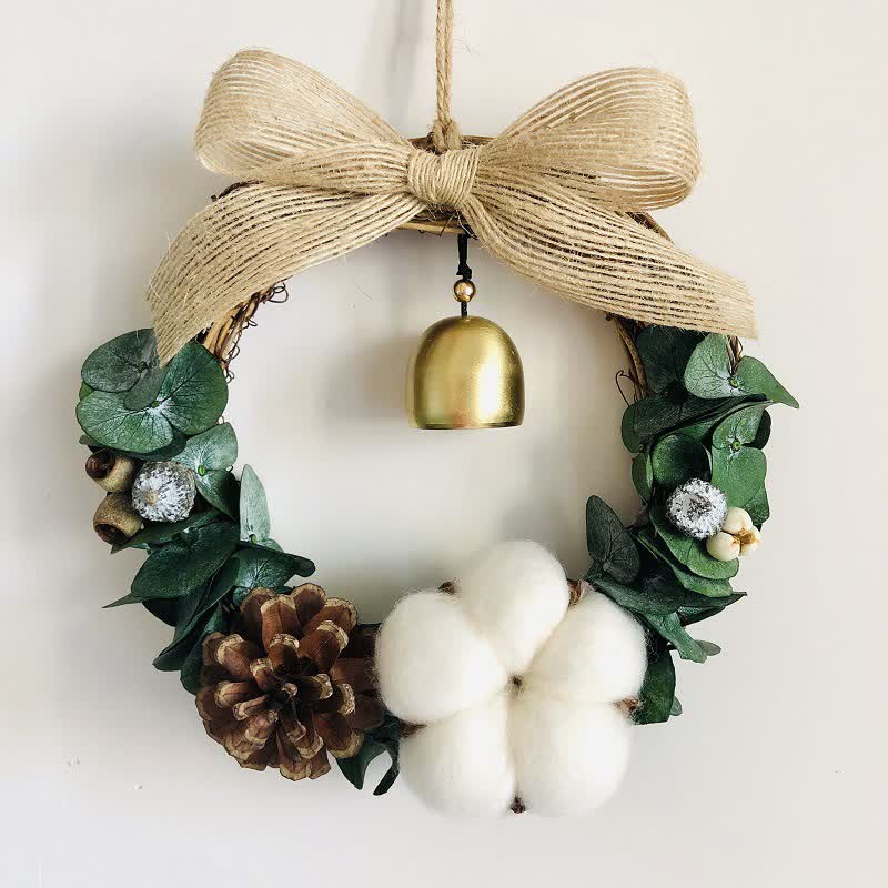 Preserved Flower Wreath DIY Materials - A-5.9" - 2PCS - image 1