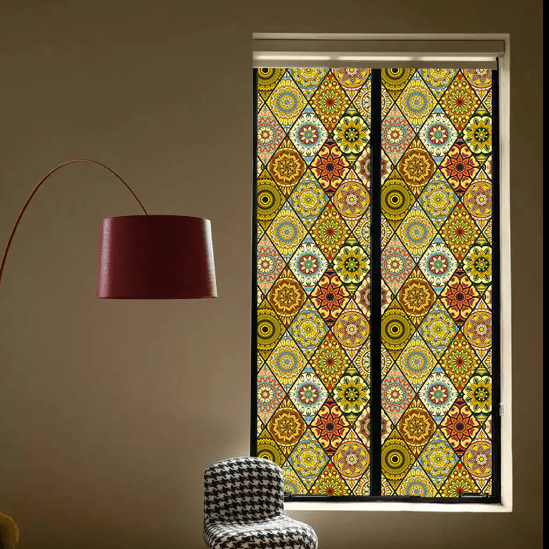 Moroccan Style Static Frosted Window Privacy Film - image 5