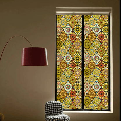 Moroccan Style Static Frosted Window Privacy Film - image 5