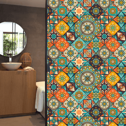 Moroccan Style Static Frosted Window Privacy Film - image 2