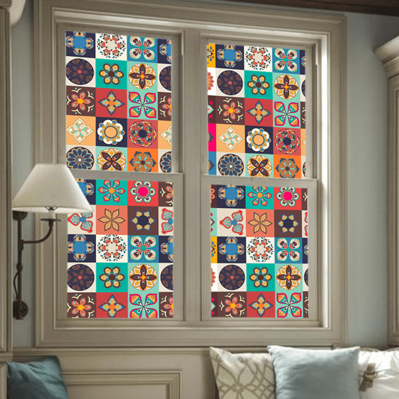 Vintage Privacy Static Frosted Film - A - 19"W x 79"L - image 0