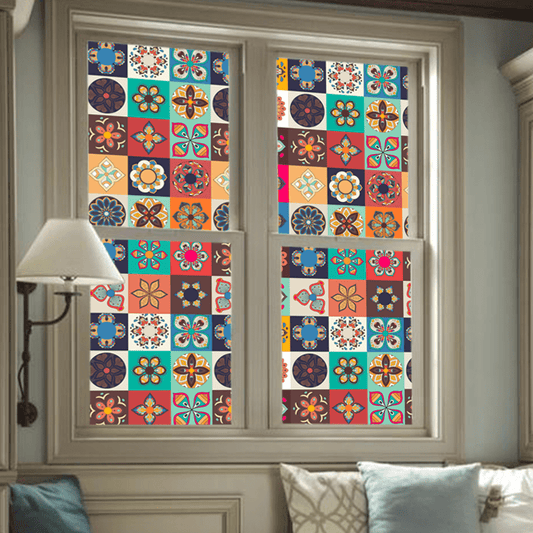 Vintage Privacy Static Frosted Film - A - 19"W x 79"L - image 0