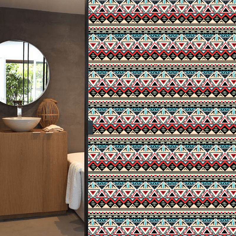 Vintage Privacy Static Frosted Film - C - 19"W x 79"L - image 3