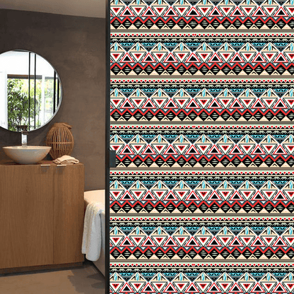 Vintage Privacy Static Frosted Film - C - 19"W x 79"L - image 3