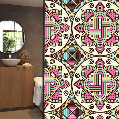 Vintage Privacy Static Frosted Film - D - 19"W x 79"L - image 4