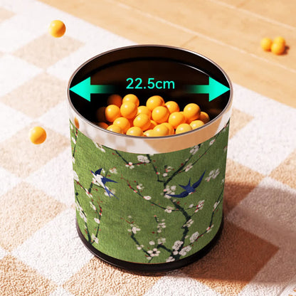 Vintage Floral Large Capacity Trash Bin - image 8