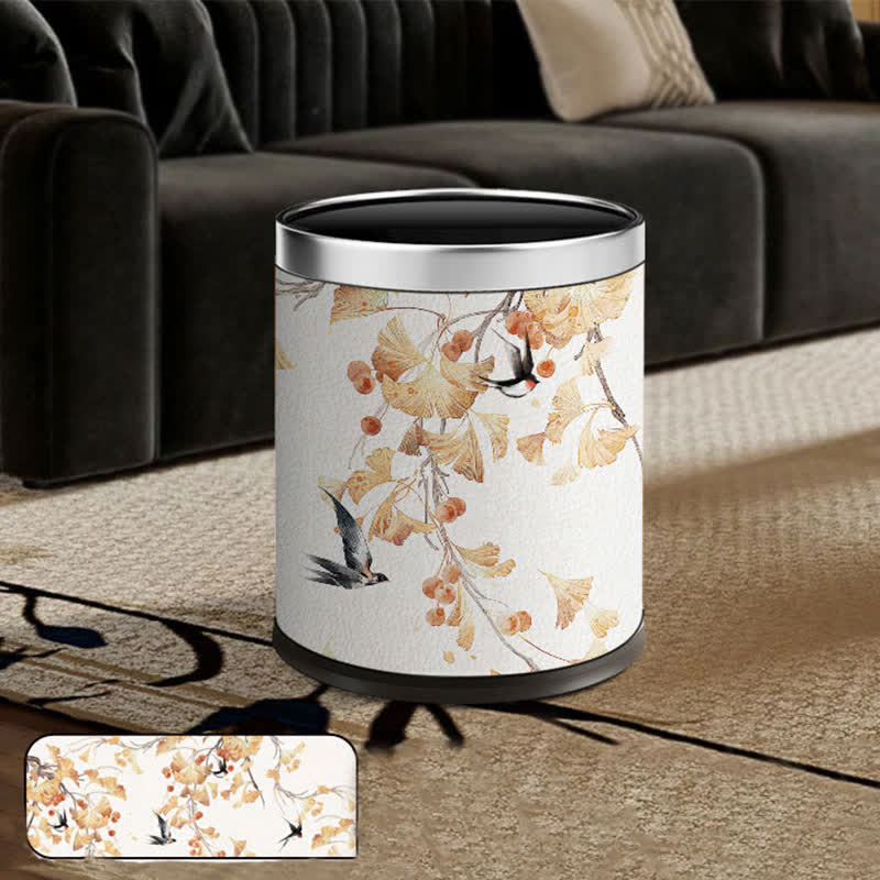 Rural Double Layer Durable Wastebasket - B - 9"W x 9"L x 10"H - image 4