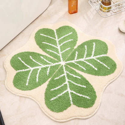 Cute Plant Fruit Shaped Anti-slip Floor Mat - C - 23" x 23" - image 5