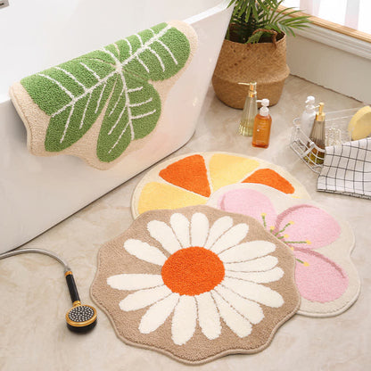 Cute Plant Fruit Shaped Anti-slip Floor Mat - image 0