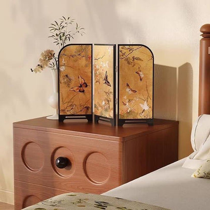 Vintage Foldable Screen Desktop Ornament - image 1