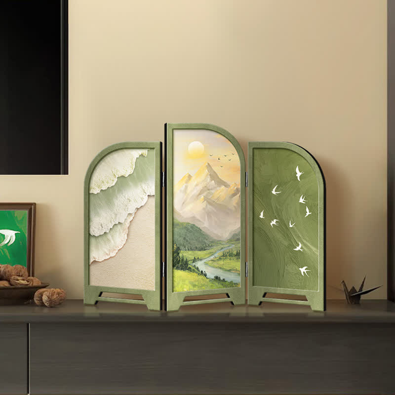 Rural Foldable Screen Home Decor Ornament - image 5